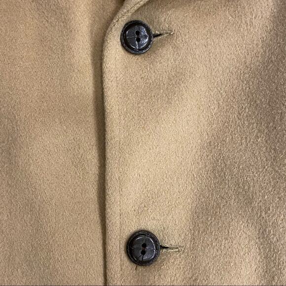FANTASTIC Vintage Eddie Bauer Sundowner Men’s 42 Camel Wool Down-Filled Overcoat - Picture 8 of 10